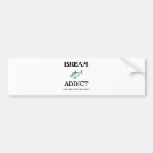 Bream Addict Bumper Sticker