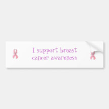 Breast cancer awareness Bumper sticker