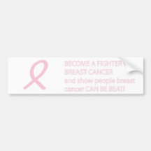 breast cancer awareness BUMPER STICKER