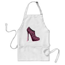 Breast Cancer Awareness Leopard Bootie Aprons