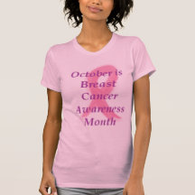 Breast Cancer awareness Month Tee Shirts