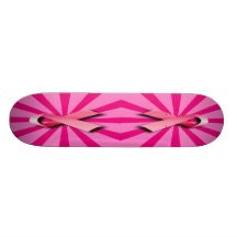 BREAST CANCER AWARENESS RIBBONS SKATE BOARD DECK