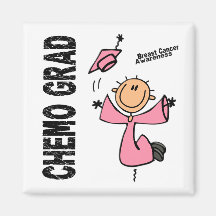 Breast Cancer CHEMO GRAD 1 Fridge Magnets