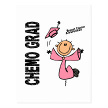 Breast Cancer CHEMO GRAD 1 Postcard