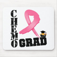 Breast Cancer Chemo Grad Mouse Pads