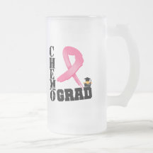 Breast Cancer Chemo Grad Mugs