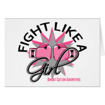 Breast Cancer Fight Like A Girl 12.3 Cards