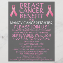Breast Cancer Fighter Benefit Flyer