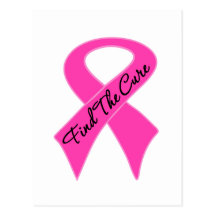 Breast Cancer Find The Cure Postcards