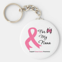 Breast Cancer For My Nana Key Chain