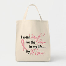 Breast Cancer HERO IN MY LIFE, MY MOM 1 Tote Bag