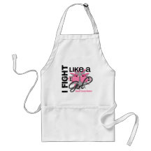 Breast Cancer I Fight Like A Girl 13.2 Apron