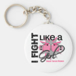 Breast Cancer I Fight Like A Girl 13.2 Key Chains