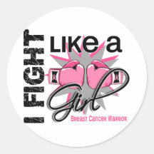 Breast Cancer I Fight Like A Girl 13.2 Sticker