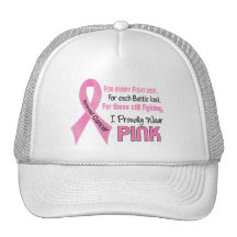 Breast Cancer I Proudly Wear Pink 1 Mesh Hat