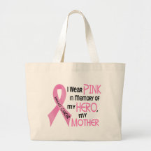Breast Cancer PINK IN MEMORY OF MY MOTHER 1 Canvas Bag
