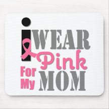 BREAST CANCER PINK RIBBON Mum Mousepad