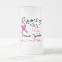 Breast Cancer Support (Wife) Coffee Mugs