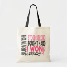 Breast Cancer Survivor 4 Canvas Bag
