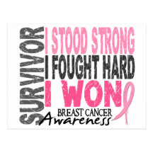 Breast Cancer Survivor 4 Post Cards