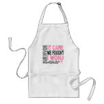 Breast Cancer Survivor It Came We Fought I Won Apron