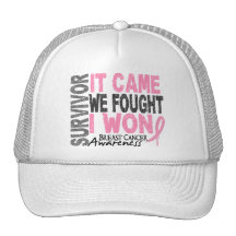 Breast Cancer Survivor It Came We Fought I Won Hat