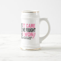 Breast Cancer Survivor It Came We Fought I Won Coffee Mug