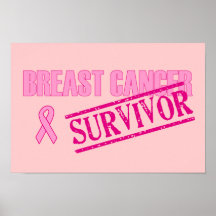Breast Cancer Survivor Posters