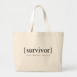 Breast Cancer Survivor Tote Bags