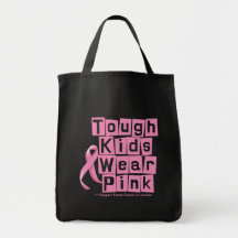 Breast Cancer Tough Kids Wear Pink Bags