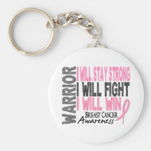 Breast Cancer Warrior Key Chains