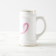 Breast Cancer's Pink Ribbon A4 Mug