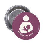 Breast Is Best Icon - Mauve Buttons