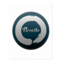 Breathe Enso Stitch Post Cards