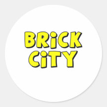 Brick City by Customise My Minifig Stickers