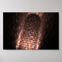 brick tunnel print