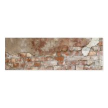 Brick wall business card template