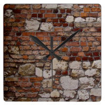 Brick Wall Clock