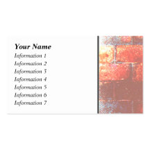 Brick Wall. Digital Art. Business Cards