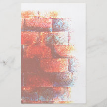 Brick Wall. Digital Art. Custom Flyer
