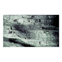 Brick Wall with Halftone Business Card Template