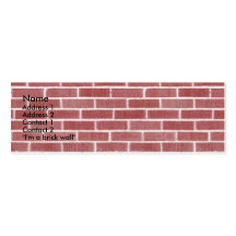 Bricks Business Card Template