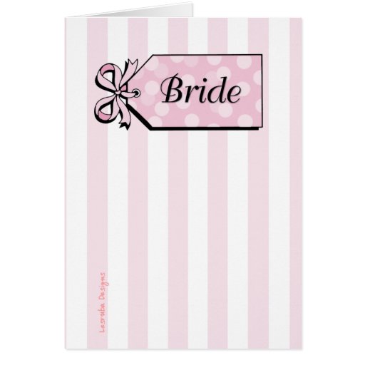 Bridal Greeting Card