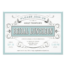 Bridal Luncheon Invitations