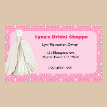 Bridal Shop Business Card business cards