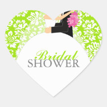 Bridal Shower Envelope Seal Stickers