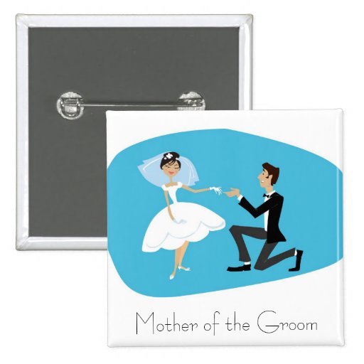 Bridal Shower Favour-Mother of the Groom Pinback Buttons