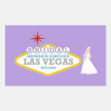 Bridal Shower In Fabulous Las Vegas Sticker