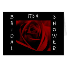 BRIDAL SHOWER - invitaion Greeting Card