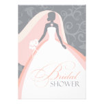 Bridal Shower Invitation Flat Card Invitation